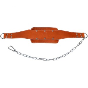 Leather Dip Belt with Steel <b>Chain</b> for Bodybuilding by Experienced Fitness Gear Suppliers and Makers in Pakistan Wholesale - Product Image 5