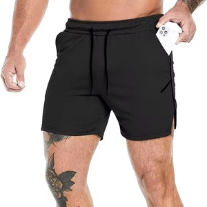 Nouvel Arrivage Vêtements d'été à séchage rapide en coton élasthanne, unis, décontractés, en toile, vierges, pour l'entraînement, la course, personnalisables, en maille, pour le basketball, pour hommes, vente en gros - Product Image 4