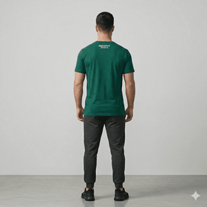 เสื้อยืดผู้ชายทำจากผ้าฝ้ายมีกระเป๋าสีตัดกัน - Product Image 5