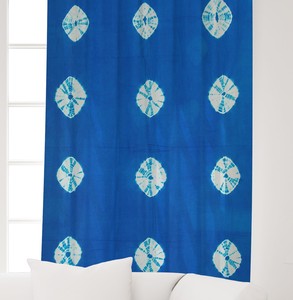 Rideau en coton teint à la main avec imprimé Tie-Dye, décoration de fenêtre pour appartement, villa, chambre d'hôtes, vente en gros Inde - Product Image 4