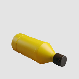 Envase cosmético personalizado amarillo de 500ml, botella de plástico HDPE, líquido y solución, fabricante de Vietnam M0316 - Product Image 3