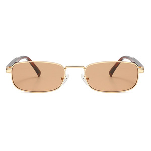 RTS 2026 Trending Fashion <b>Small</b> Square Metal <b>Frame</b> Men Womens UV Protection <b>Sunglasses</b> for Outdoor Activities - Product Image 2