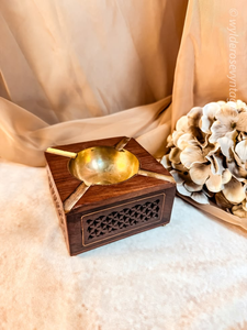 Brûleur à Bakhoor Traditionnel en Bois avec Base en Résine - Porte-Encens Oud Arabe pour Décoration d'Intérieur et Cadeaux - Product Image 5