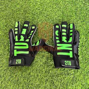 Gants de football américain personnalisés 2026 pour receveur, modèle hiver, avec design imprimé sur le devant, respirants, grandes tailles - Product Image 4