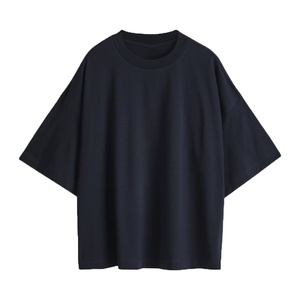 เสื้อยืดลำลองผู้ชายไซส์ใหญ่ คุณภาพสูง ปรับแต่งโลโก้ได้ แขนสั้น สีพื้น 220 กรัม ผ้าฝ้ายออร์แกนิค 100% - Product Image 1