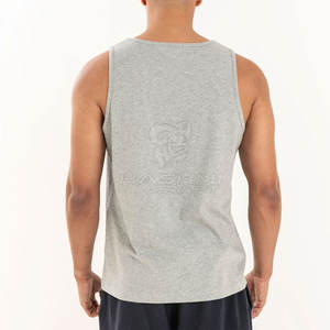 Camiseta sin mangas para hombre, de tela transpirable y de secado rápido, diseñada para gimnasio, ejercicio, deportes al aire libre y ropa deportiva. - Product Image 2