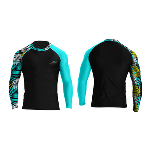 Custom Sublimation <b>Printed</b> UV Protection Compression Shirts <b>Surfing</b> Bjj MMA Spandex Rash Guard Adult Kids Jiu Jitsu Rashguard - Product Image 3