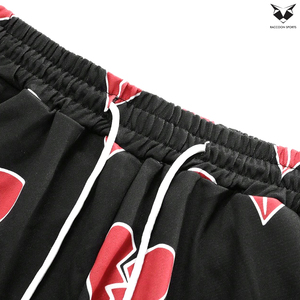 With Wholesale Rate Good Supplier Comfortable Soft Touch Material 2 Pcs <b>Set</b> Men Heart Graphic Hooded And Pants Tracksuits - Product Image 5
