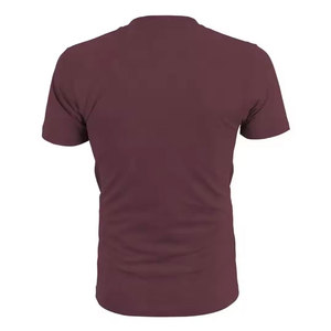 เสื้อยืดคอกว้างสีพื้น ผ้าฝ้าย 100% สำหรับผู้ชาย - สวมใส่สบาย ทรงหลวม ระบายอากาศได้ดี แห้งเร็ว แขนสั้น เหมาะสำหรับใส่ลำลอง - Product Image 5
