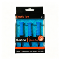 Tees de golf durables et élastiques à réinitialisation rapide, en plastique flexible et imperméable, accessoires de golf du fabricant