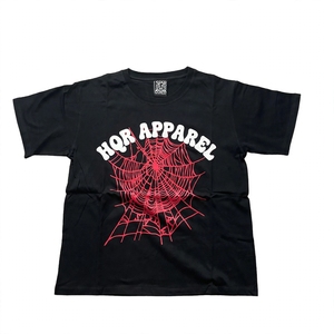 เสื้อยืดคอกลมแขนสั้นสีแดงพรีเมียมสำหรับผู้ชาย ผ้าฝ้าย ระบายอากาศได้ดี ทรงปกติ สีพื้น สไตล์สตรีทแวร์ - Product Image 2