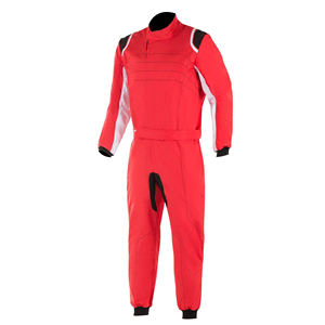 ชุดแข่งรถมอเตอร์ไซค์แขนยาวสีแดงสำหรับผู้ชาย ป้องกันไฟ ทนทานทุกฤดู - Product Image 5