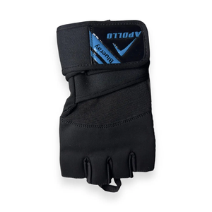 Custom Half-finger Gym Fitness Gloves <b>Foam</b> <b>Padding</b> Bodybuilding Training Palm Protection Cross-fit Weightlifting Unisex workout - Product Image 4