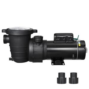 Pompa per Piscina Fuori Terra a Doppia Velocità 1.5HP, 110V, Alta Portata 3450 GPM (110 GPM), Sollevamento 54 ft; Bassa Portata 52 GPM, Sollevamento 14 ft; Trifase 5HP - Product Image 1