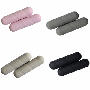 2kg/pair Rubber+Cast Iron Arm Training Bars 1kg/pc Non-Slip Yoga <b>Dumbbell</b> Bar Pilates Gravity Bar Lightweight Comfortable - Product Image 6