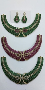 Premium Quality <b>Necklace</b> With Beautiful Earrings Luxury Appeal Suits All Outfits Perfect For All Occasions <b>Statement</b> Jewelry Set - Product Image 1