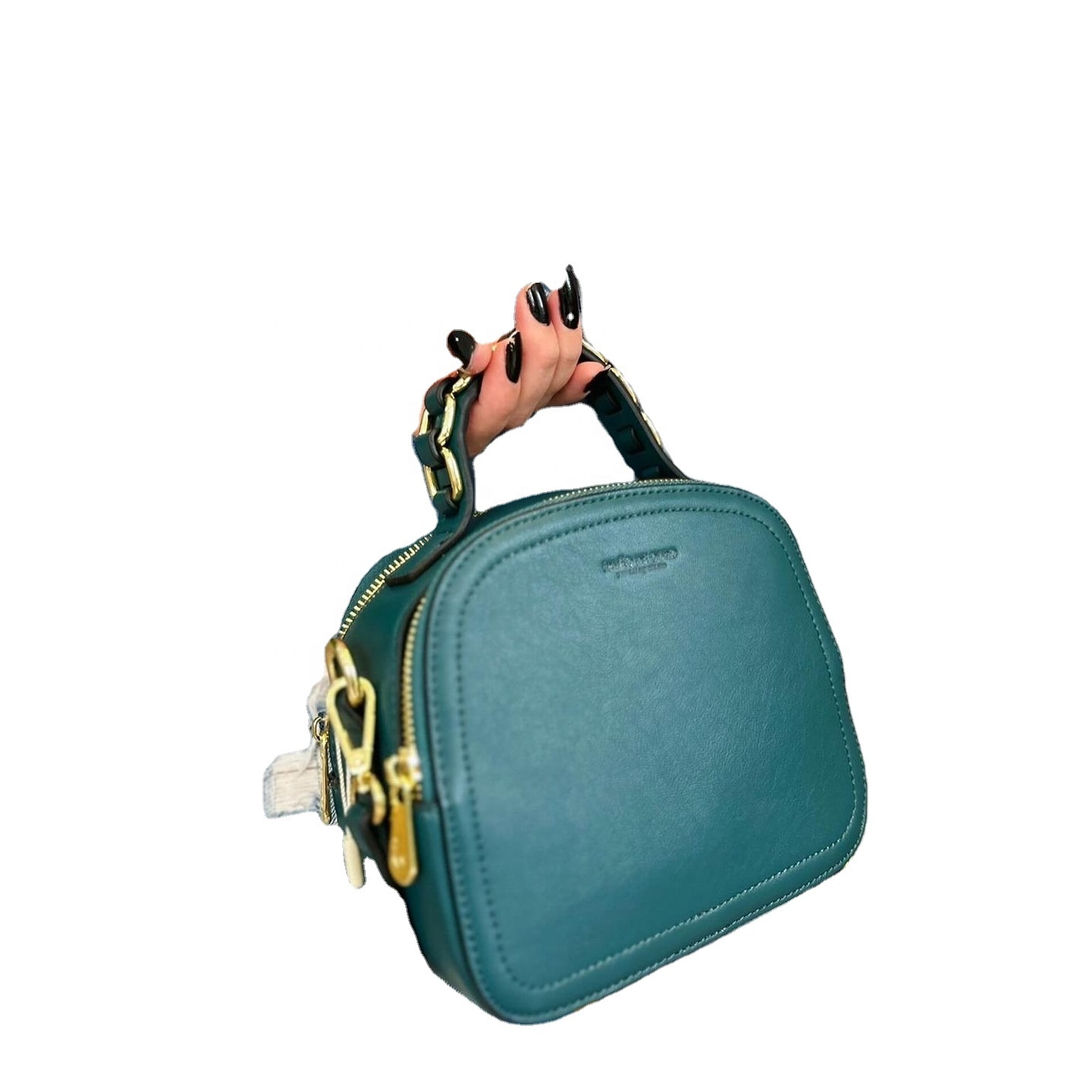 High Quality Genuine Leather Luxury Purse Handmade English Style Durable Long Strap Sling Travel Bag All Seasons