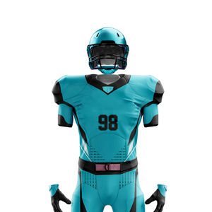 Uniforme de Fútbol Americano Personalizable de Alta Calidad, Cintura Alta, Transpirable, Antibacterial, de Secado Rápido, para Verano, Conjunto de Manga Corta - Product Image 4