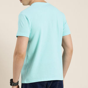 T-shirt décontracté pour homme, design personnalisé, couleur unie élégante, coupe ample, manches courtes, coupe ajustée, t-shirt d'été confortable pour homme - Product Image 6