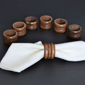 Porte-serviettes en bois de qualité supérieure pour organiser les serviettes en tissu dans des salles à manger élégantes - Product Image 1