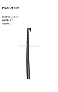 Chausse-pied réglable en acier inoxydable à manche extra long pour un aide à la mise de chaussures debout - Product Image 5