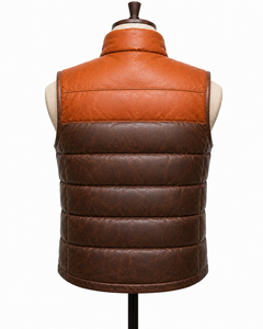 Chaleco Acolchado Informal de Piel de Oveja Genuina de Alta Calidad, Diseño Personalizado, Relleno 100% Poliéster, Secado Rápido, para Invierno - Product Image 3