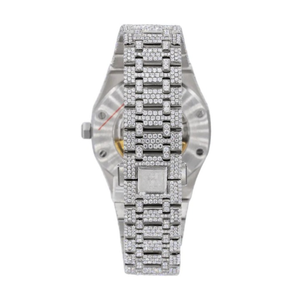Montre tendance sertie de diamants de laboratoire incolores pour hommes, qualité supérieure, prix de gros - Product Image 5