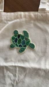 Sac fourre-tout en coton fait main avec perles, forme personnalisable et broderie de perles de rocaille pour la décoration de la maison du Nouvel An - Product Image 4