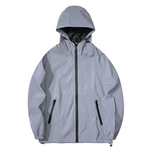 Glow Dark <b>Men's</b> Reflective Winter Thick Waterproof Windbreaker <b>Jacket</b> Casual Outdoor Plus Size Breathable Running <b>Cycling</b> Hiking - Product Image 2