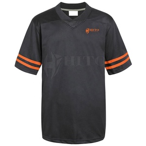 Jersey de ventilador personalizado de alta calidad para entusiastas de los deportes Jersey de ventilador de manga corta para hombres con diseño de color de equipo - Product Image 1