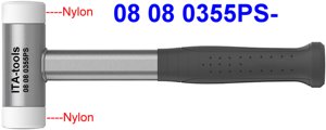 Martillo de golpe directo con punta de impacto reemplazable - Product Image 3