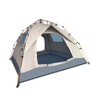 Automatic Quick Open Camping <b>Tent</b> <b>Waterproof</b> Oxford Outdoor Shelter Portable 3-4 Person Cabin <b>Tent</b> for Hiking Beach Travel - Product Image 1