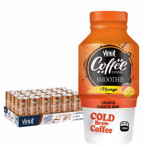 กาแฟเวียดนามพรีเมียมชนิดชงดื่ม บรรจุกระป๋องอะลูมิเนียม 250 มล. บริสุทธิ์จากธรรมชาติ ยี่ห้อ VINUT ผู้นำเข้าและจัดจำหน่ายส่ง สำหรับธุรกิจโฮเรก้า - Product Image 1