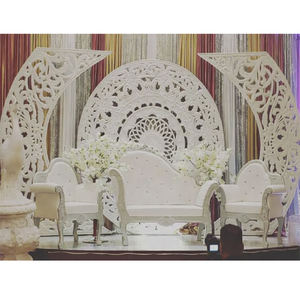 Paneles de Fondo para Bodas Portátiles con Diseño Impresionante, Forma Circular de Fibra para Ceremonias de Boda en Chicago y Noruega, Australia - Product Image 1