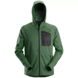 Sweat-shirt à capuche tendance en molleton 350g pour homme, sweat-shirt à capuche lourd avec fermeture éclair double sens - Product Image 3