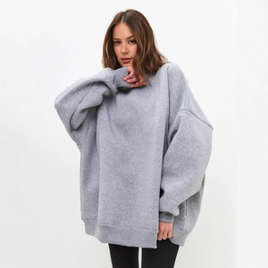 Sudadera básica y cómoda para el día a día, sudadera lisa para mujer, top informal minimalista con cuello redondo, sudaderas ligeras para mujer - Product Image 6