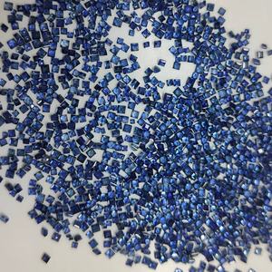 พลอยไพลินสีน้ำเงินธรรมชาติทรงกลมเจียระไนแบบเหลี่ยมเพชรพลอยสำหรับทำเครื่องประดับ - Product Image 3