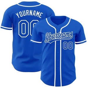 Maillot de baseball authentique OMMIZ INDUSTRY personnalisé bleu électrique vert néon-blanc, le plus vendu en gros - Product Image 2