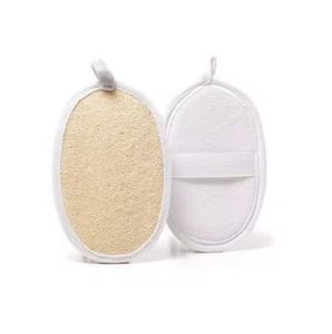 Éponge de bain exfoliante écologique en luffa naturelle, gommage corporel, tampon de douche spa, marque privée - Product Image 4