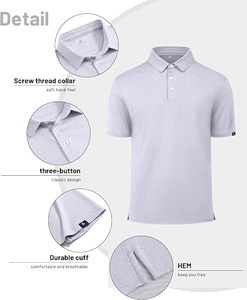 Men's for Shirt 100% Cotton Anti-Wrinkle Short Sleeve Factory Direct Wholesale Custom Clothing Manufacturer OEM ODM Service - Product Image 2