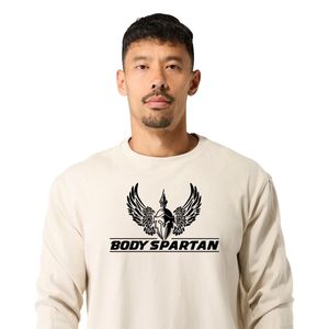 เสื้อสเวตเชิ้ตคอกลมสีดำสำหรับผู้ชาย ผ้าฟลีซพรีเมียม แขนยาว สวมใส่สบายๆ สไตล์สตรีทแวร์ สำหรับออกกำลังกายและเล่นกีฬา - Product Image 2