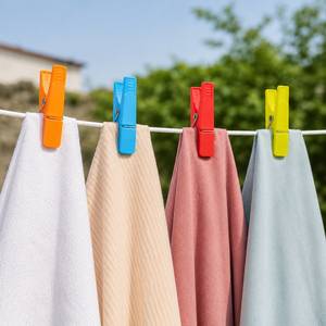 Colorful PP Plastic Clothes Pegs Durable Rectangle Outdoor Use for Clothing <b>Hook</b> Type - Product Image 1