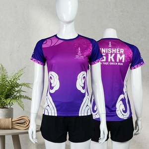 เสื้อทีมพิคเคิลบอลเวียดนามแอร์ไลน์แบบกำหนดเอง ผู้ผลิต OEM ODM ระบายเหงื่อได้ดี เสื้อกีฬาแขนสั้นโพลีเอสเตอร์สำหรับทุกเพศ - Product Image 1