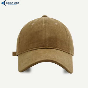 Casquette de baseball sportive unisexe en sergé de coton à 5 panneaux avec logo personnalisé – Casquette promotionnelle de haute qualité (Tissu courant) - Product Image 6