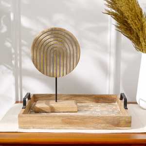 Bandeja Rectangular de Madera de Acacia Multiusos, Hecha a Mano, para Servir Hamburguesas, Vajilla de Madera, Bandejas Grandes para Exhibición de Alimentos - Product Image 3