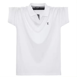 Chemise de golf décontractée unie à manches courtes pour homme, tendance, 100 % coton, 180 g, légère et respirante, style Twin City - Product Image 6