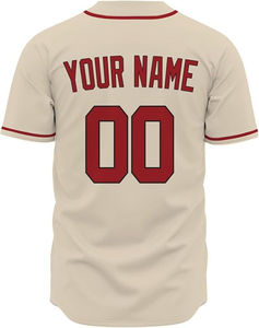 Camiseta de Béisbol Personalizada para Hombre, Manga Corta, Transpirable, de Poliéster, con Números de Equipo, Impresión Sublimada, Logotipo en la Espalda, para Adultos, Todas las Temporadas - Product Image 3