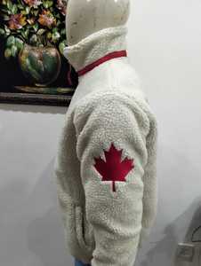 Veste à capuche unisexe en polaire Sherpa, chaude et épaisse, avec fermeture éclair, style décontracté, personnalisable avec logo OEM - Product Image 2