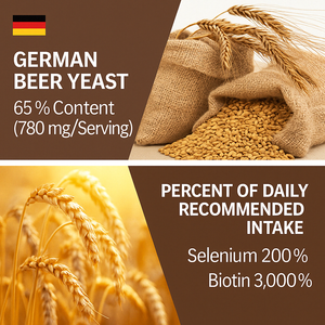 Gélules de Levure de Bière et Biotine pour Cheveux et Soins de Santé Corée OEM Aliment Santé Complément Alimentaire - Product Image 2