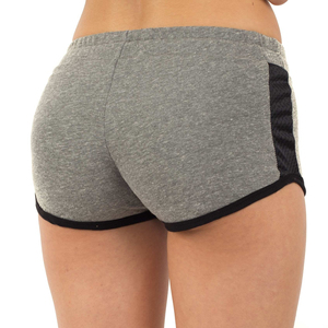 Shorts de sport taille haute élastiques en coton pour femme, coupe ajustée, motif délavé, style streetwear, sexy, pour l'été, personnalisables - Product Image 2